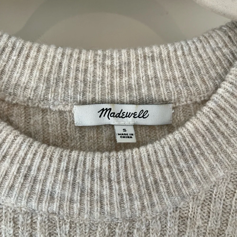 Madewell Ruffle cuff pullover Sweater - Picture 3 of 3
